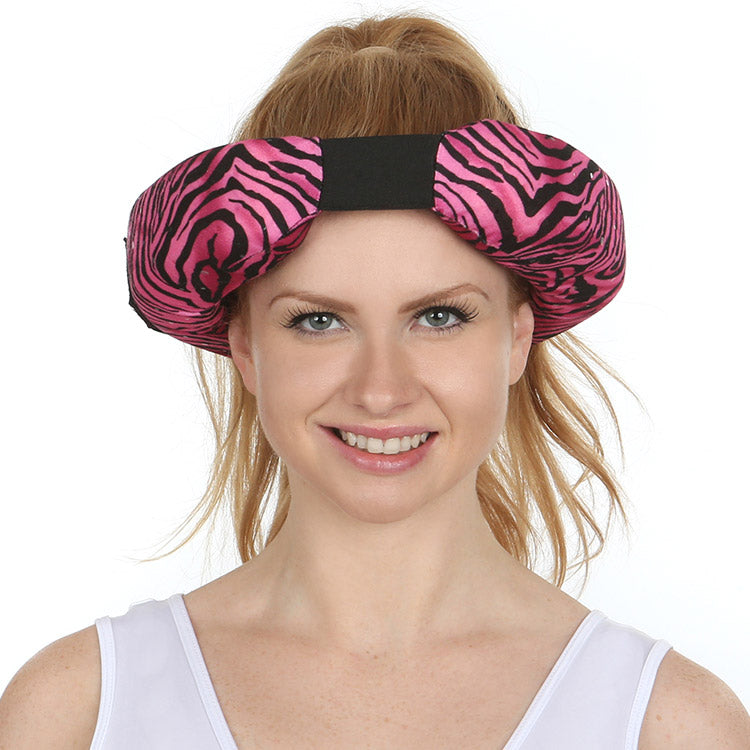 Pink Zebra Beauty Loop Anti-Aging Beauty Pillow Front