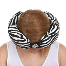 White Zebra Beauty Loop Anti-Aging Pillow Top